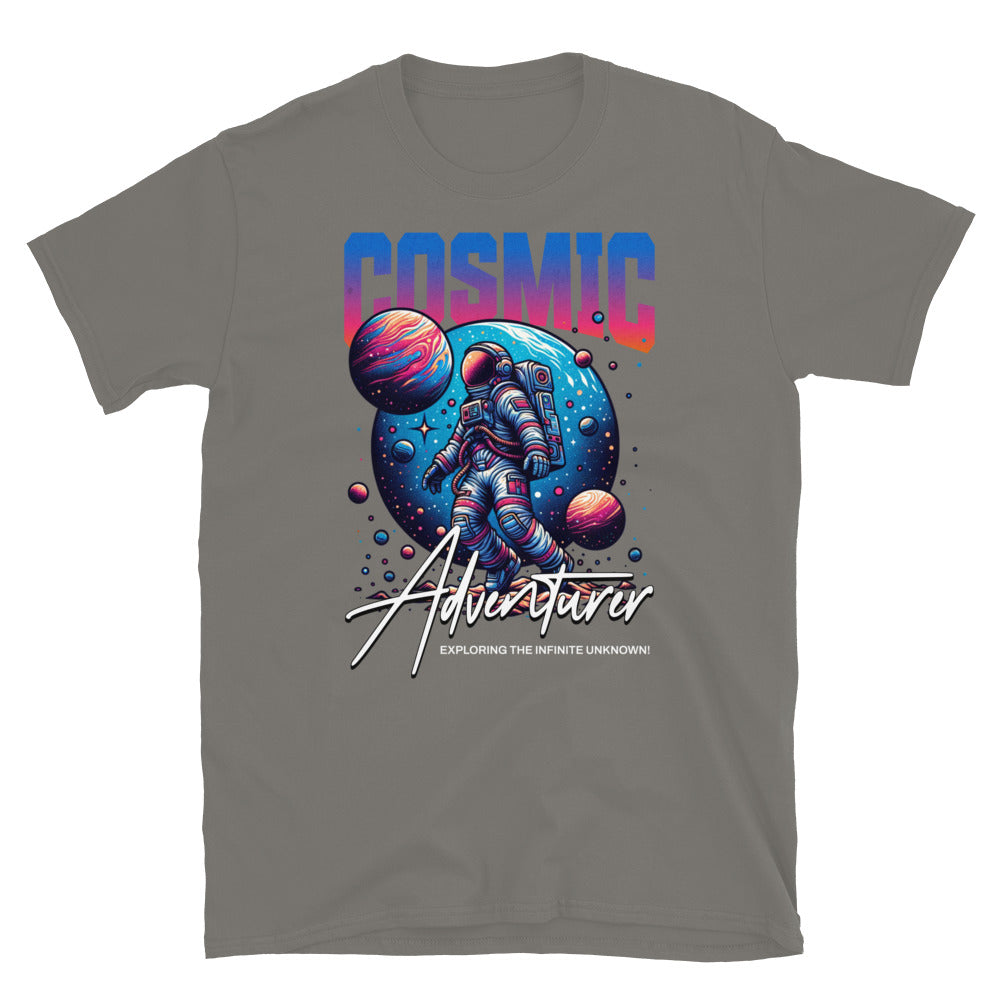 Cosmic Adventurer TShirt - Charcoal Color - https://ascensionemporium.net